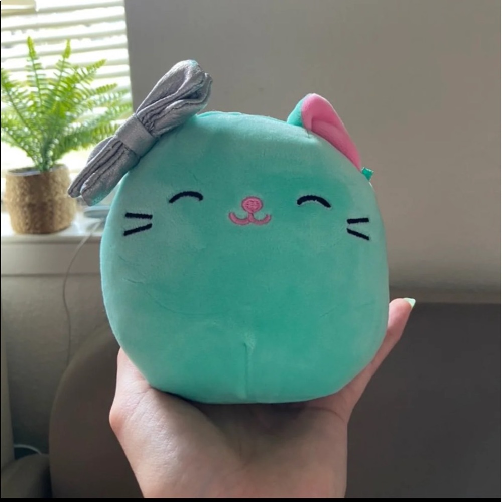 charisma the mint green cat squishmallow